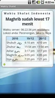 Waktu Shalat Screenshot 3