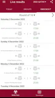Live Scores for World Cup 2022 Screenshot 6