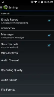 MP3 Call Recorder Screenshot 5