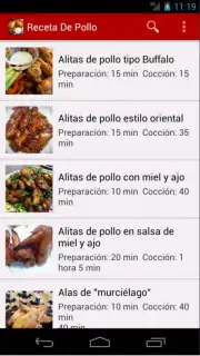 Receta De Pollo Screenshot 5