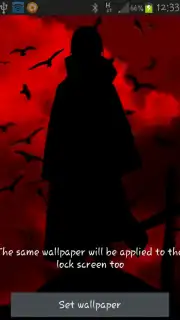 Itachi Live Wallpaper Screenshot 8