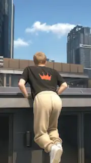 Only Going Up Parkour Rooftop Screenshot 2