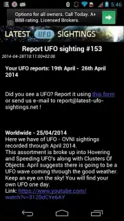 Latest UFO Sightings Screenshot 5