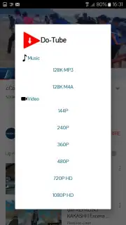 DoTube - 4K Video Downloader & MP3 Player music Screenshot 5