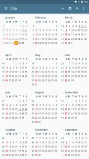 aCalendar Screenshot 1