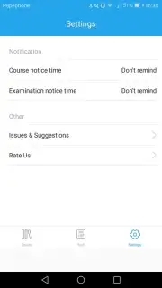 Class Schedule Screenshot 1