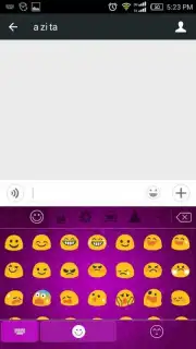 Lavender iKeyboard Theme Screenshot 1