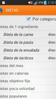Diets for losing weight Screenshot 10
