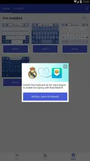 Real Madrid Kika Keyboard Screenshot 4