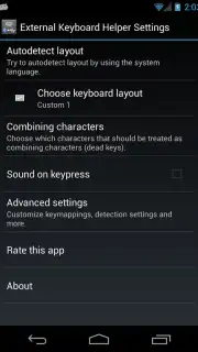 External Keyboard Helper Demo Screenshot 6
