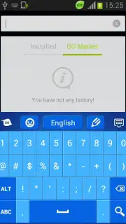 Blue Keyboard Screenshot 4