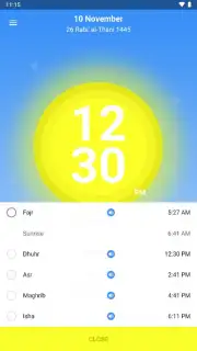 1Muslim: Prayer times, Azan Screenshot 5