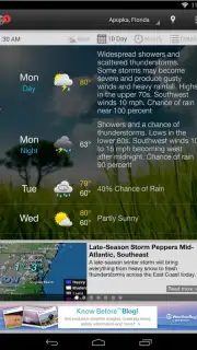 WeatherBug Screenshot 2