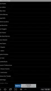 Basketball Livescore Widget Screenshot 2