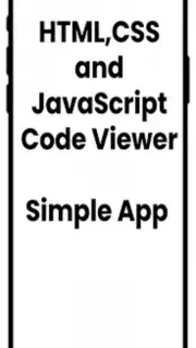 HTML Viewer - HTML, JS, CSS Editor and Runner Screenshot 1