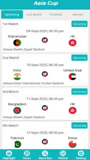 Asia Cup Screenshot 3