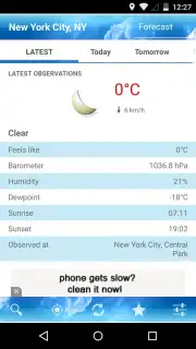 ForecaWeather Screenshot 2