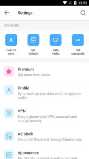 Aloha Browser Turbo Screenshot 7