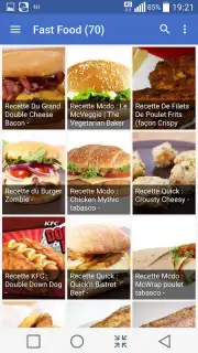 Recettes Sandwichs Screenshot 3