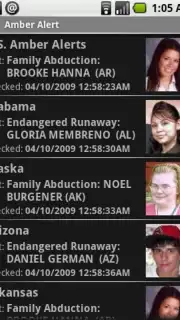 Amber Alert Screenshot 2