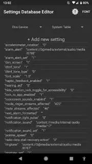4A Settings Database Editor Screenshot 3