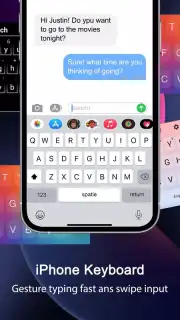 iPhone Keyboard - iOS 18 Screenshot 1