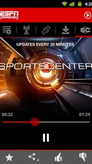 ESPN Radio Screenshot 1