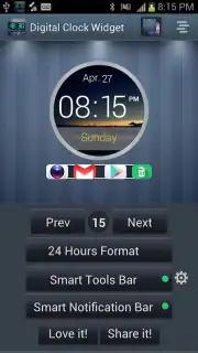 Digital Clock Widget Screenshot 3
