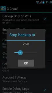 G Cloud Backup Screenshot 6