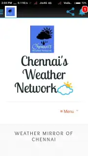 Chennai Weather Screenshot 1