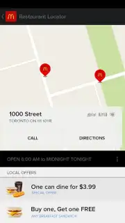 McDonalds Canada Screenshot 1