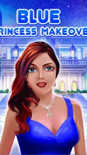 Blue Princess Makeup Salon Games For Girls Screenshot 1