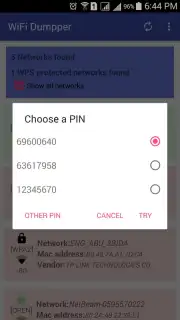 WiFi Dumpper ( WPS Connect )‏ Screenshot 5