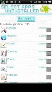 Групповое удаление приложений Screenshot 2