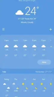 Samsung Weather Screenshot 4