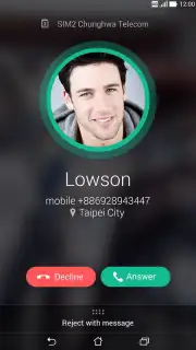 ASUS Calling Screen Screenshot 3