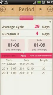 Period Calendar Screenshot 5