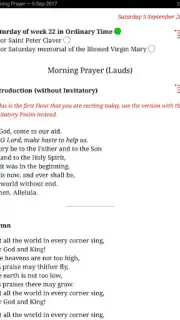 Catholic Calendar from Universalis Screenshot 13
