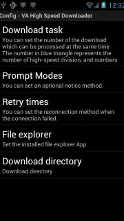 VA High Speed Downloader Screenshot 1