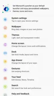 Microsoft Launcher Preview Screenshot 6