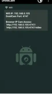 DroidCam Screenshot 1