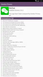 Exodus Privacy Screenshot 3