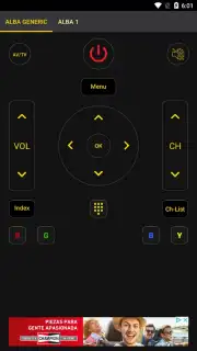 Universal TV Remote Control Screenshot 2