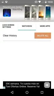 Keypad Lock Screen WatchDog Screenshot 2