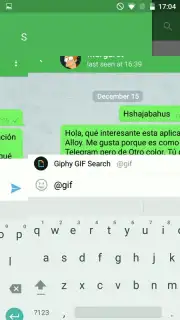 Alloy -free messaging app Screenshot 6