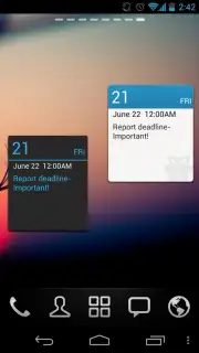 GO Calendar Widget Screenshot 2