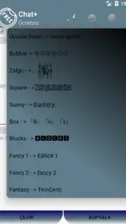 Upside Down Chat+ Screenshot 1