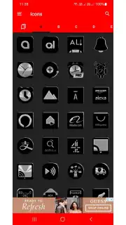 Black Icon Pack Free Screenshot 4
