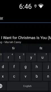 Google Automotive Keyboard Screenshot 2
