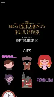 Miss Peregrine's Keyboard Screenshot 1